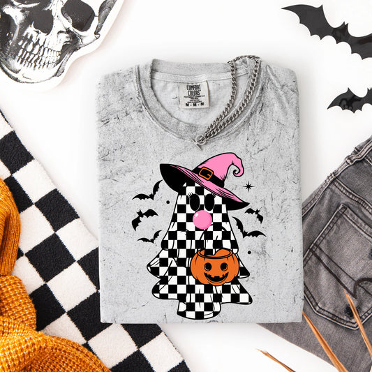 Halloween & Fall • Checkered Ghost