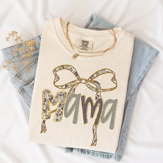 Mama • Camo Bow
