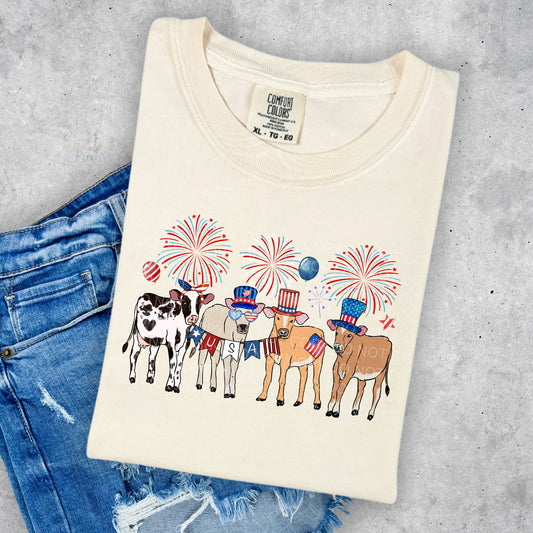 American Collection • Patriotic Cows