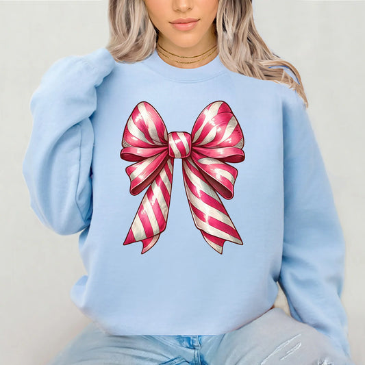 CHRISTMAS - CANDY CANE BOW