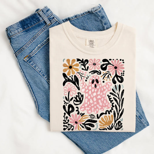 Halloween & Fall • Floral Ghost