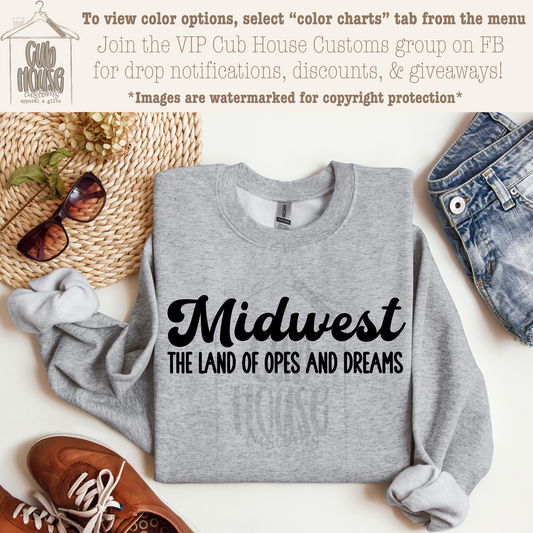 MIDWEST - THE LAND OF OPES & DREAMS