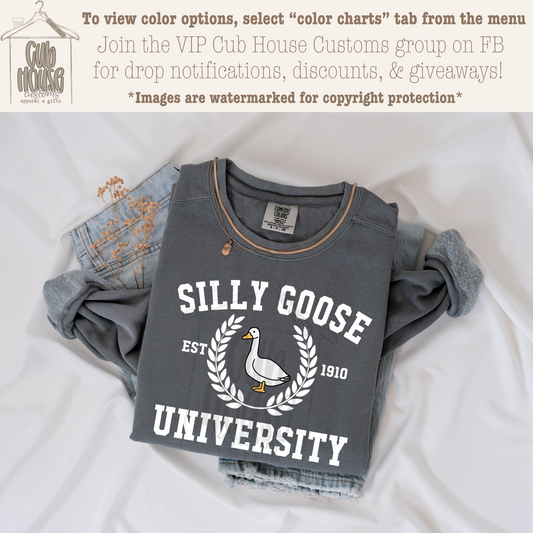 SILLY GOOSE UNIVERSITY - WHITE