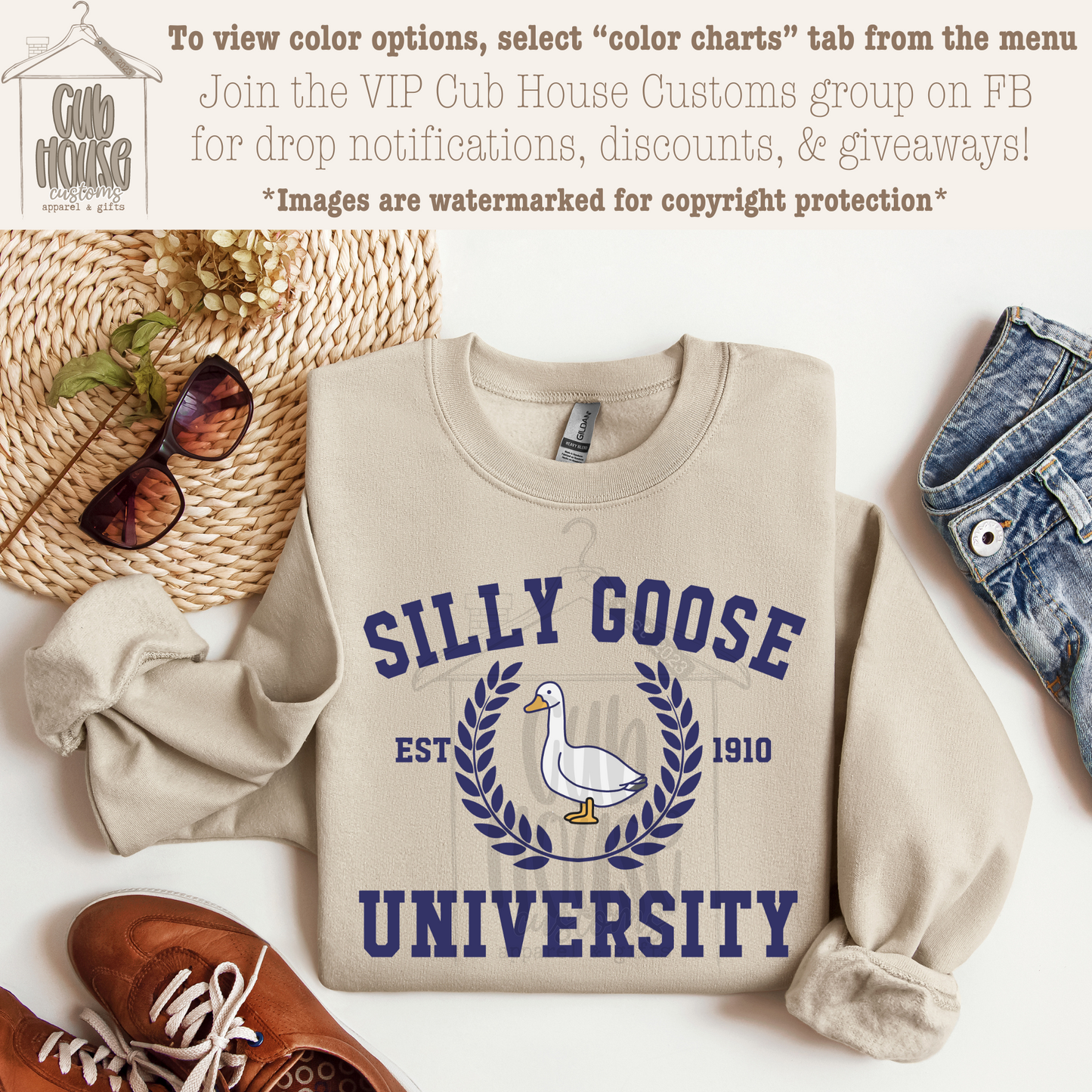 SILLY GOOSE UNIVERSITY - NAVY